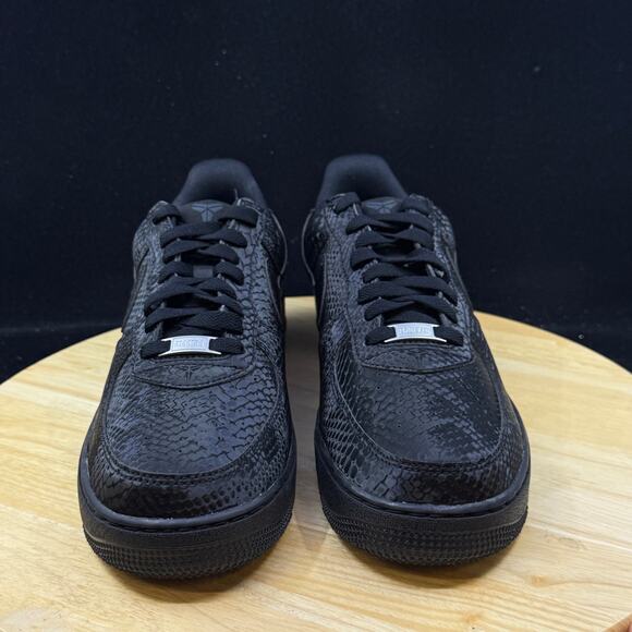 Size 9.5- Nike Air Force 1 Low Kobe Bryant Forever Black Men\'s IB0018-003 New main image 9